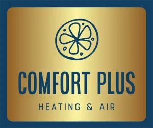 comfort plus heating and air logo